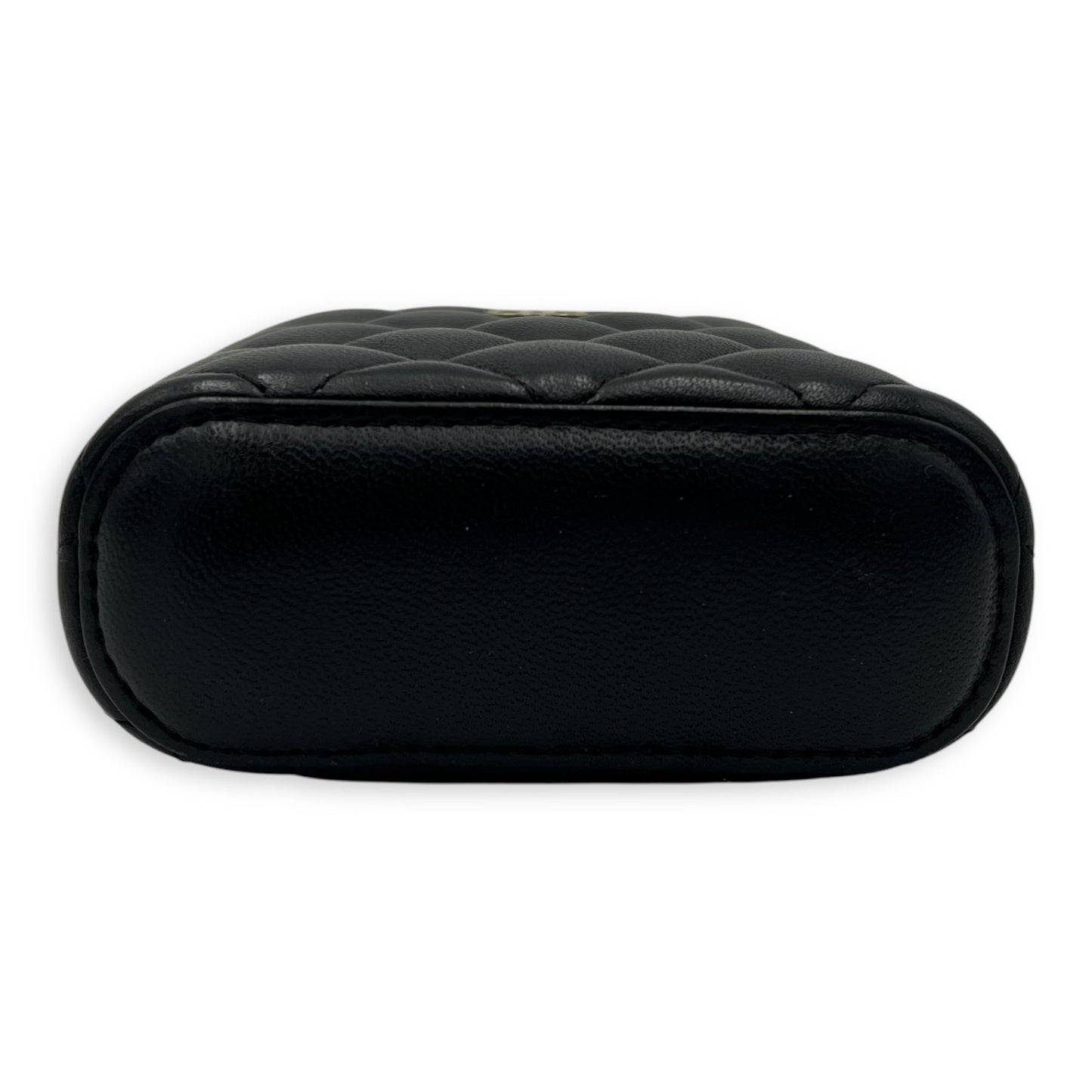 CC Vanity Bag Black in Lambskin, Gold hardware