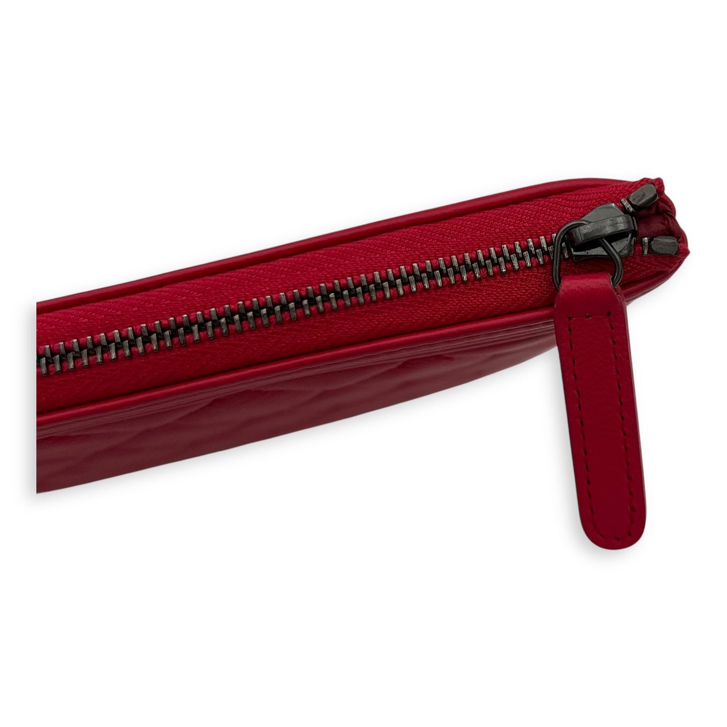 Boy Red O Case in Lambskin, Ruthenium hardware