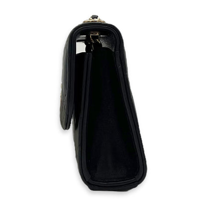 CC Crossbody Bag Black in Lambskin, Gold hardware