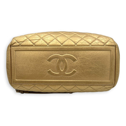 2 WAY BAG Top Handle Bag Gold in Calfskin, Brushed Gold hardware