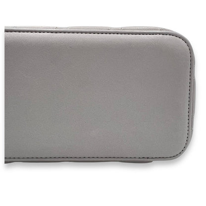 CC Vanity Bag Grey in Lambskin, Gold hardware