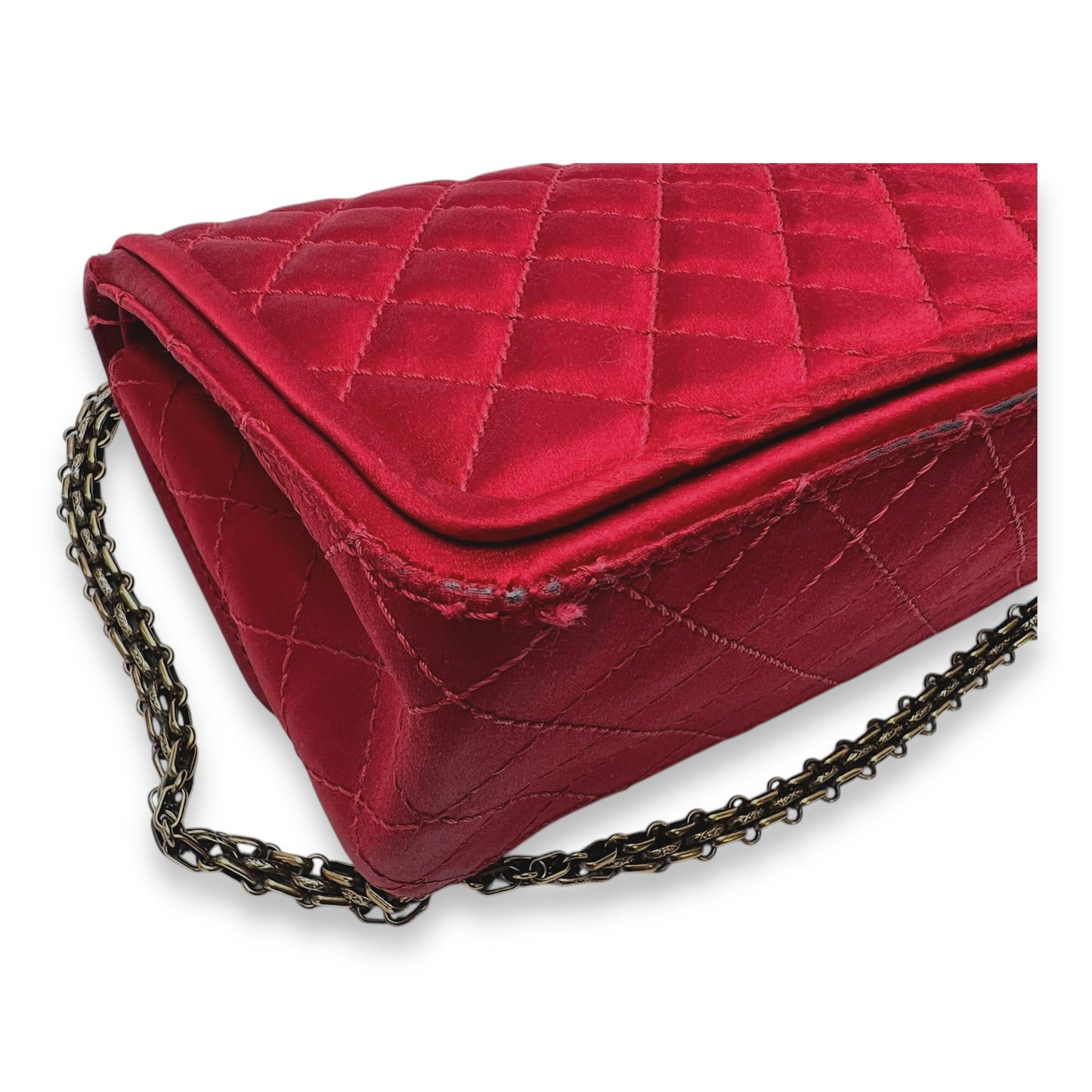 2.55 Reissue  225 Shoulder bag in Satin, Gold Hardware