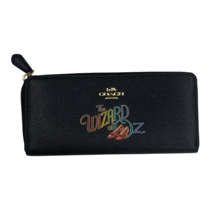 Wallet Designer By Coach In Black, Size:Medium