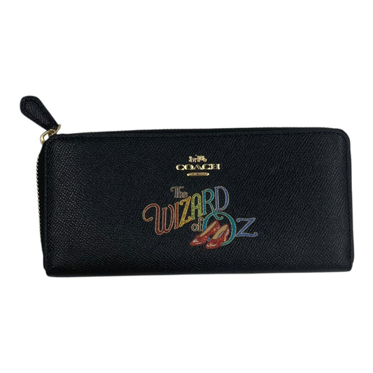 Wallet Designer By Coach In Black, Size:Medium