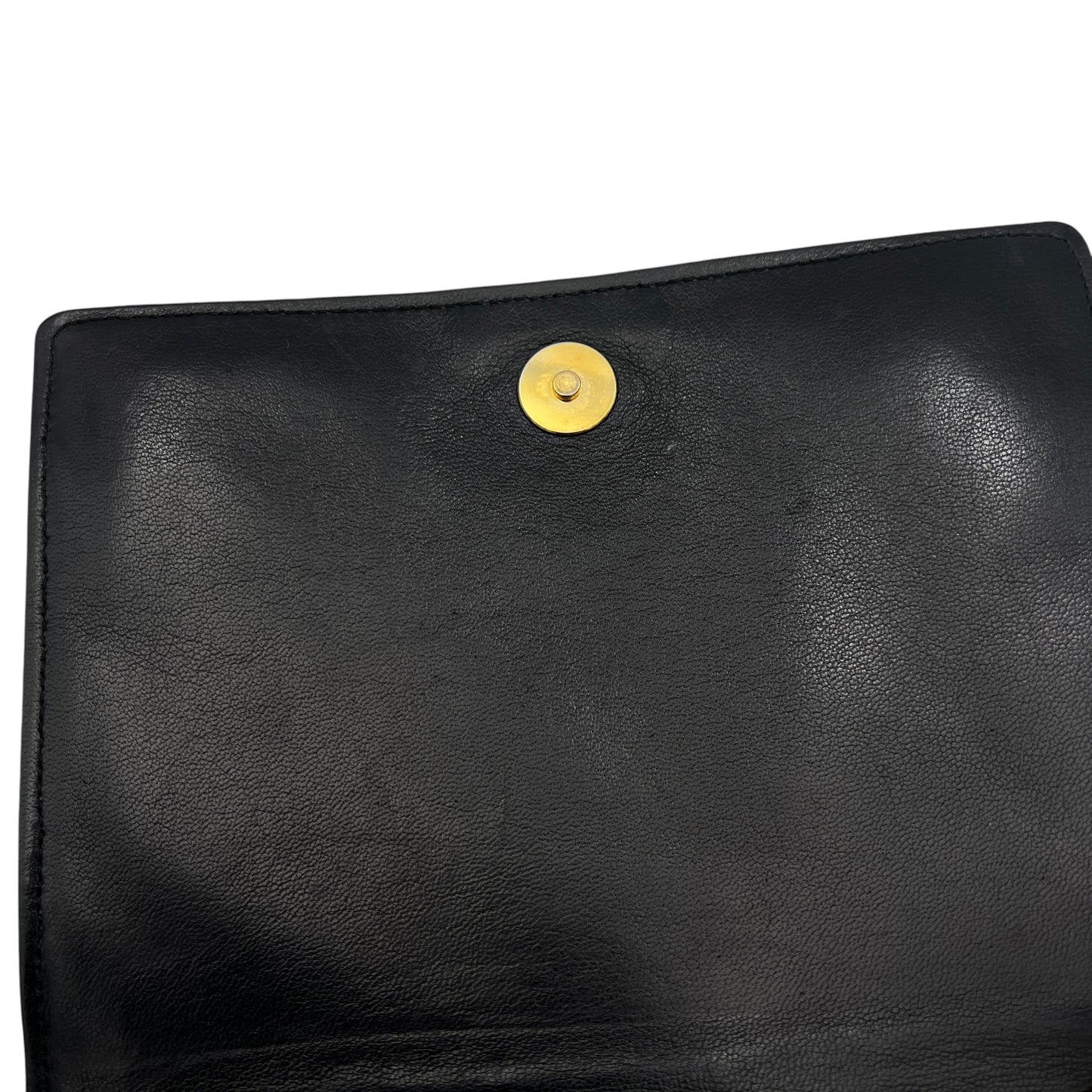 Vintage Shoulder Bag Black in Lambskin, Gold hardware