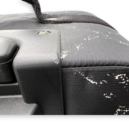 Suitcase Luggage Black in Nylon, Silver hardware