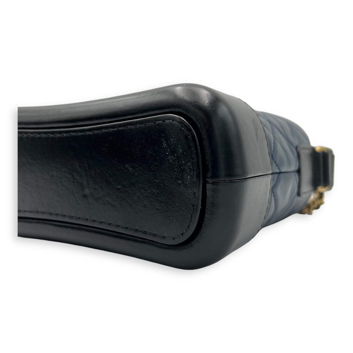 Gabrielle Crossbody Bag Small Blue in Calfskin, Mixed hardware
