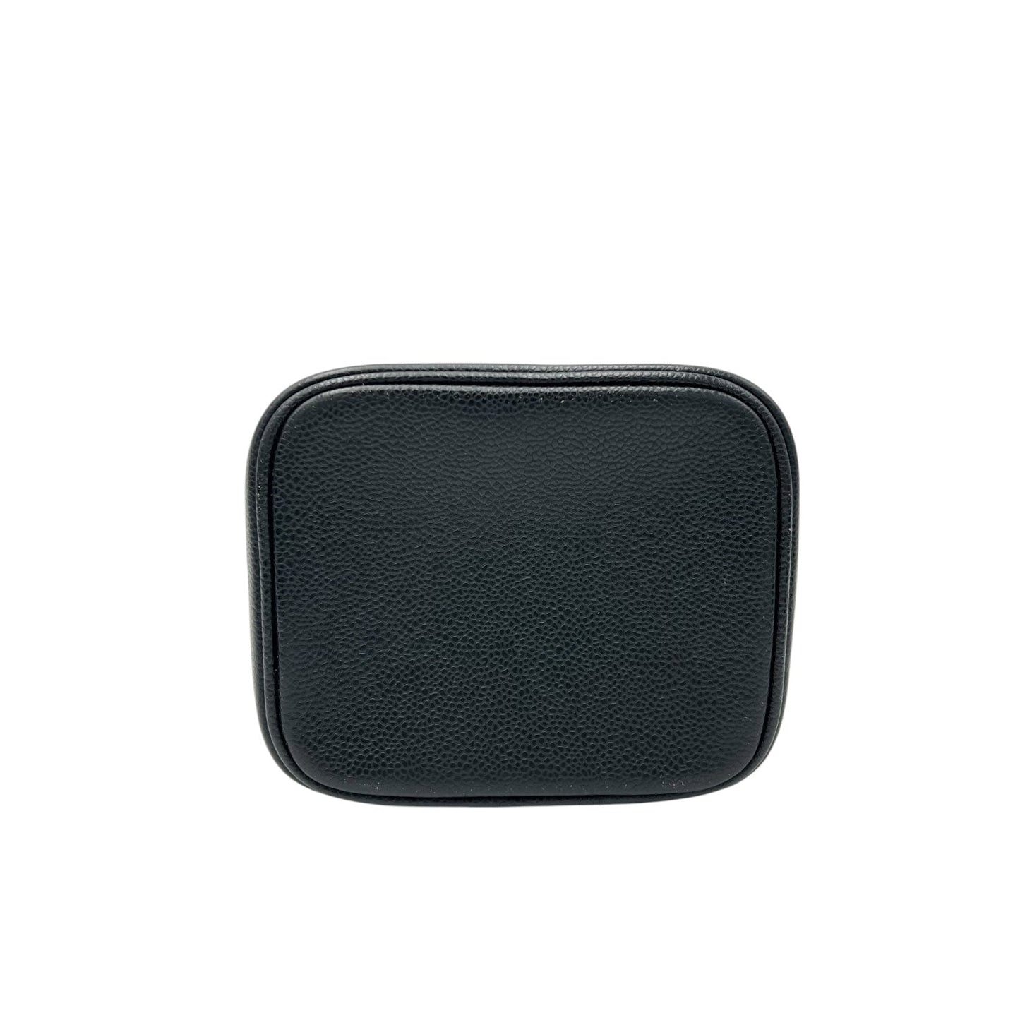 CC Vanity Bag Black in Caviar Leather, Gold hardware