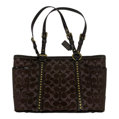 Handbag Designer By Coach In Brown, Size:Medium