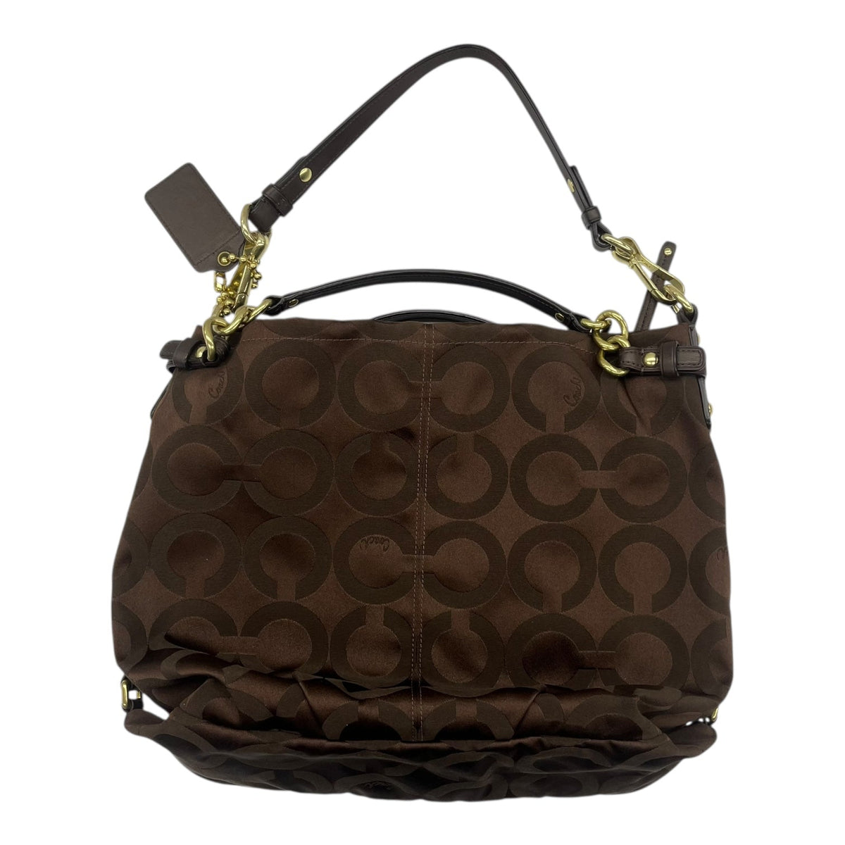Handbag Designer By Coach In Brown, Size:Medium