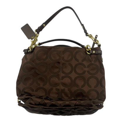 Handbag Designer By Coach In Brown, Size:Medium