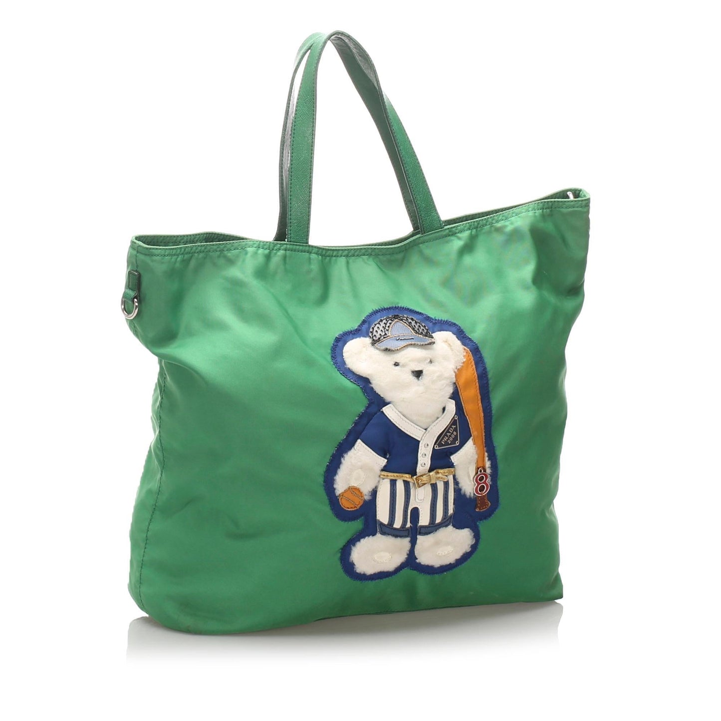 Prada Tessuto Beijing Olympics Teddy Bear Tote (SHG-17281)