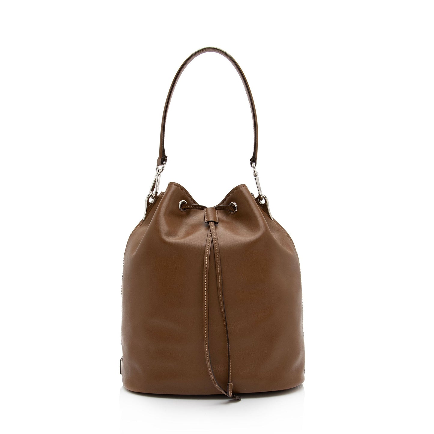 Prada Calfskin Drawstring Medium Bucket Bag (SHF-RUKaHy)