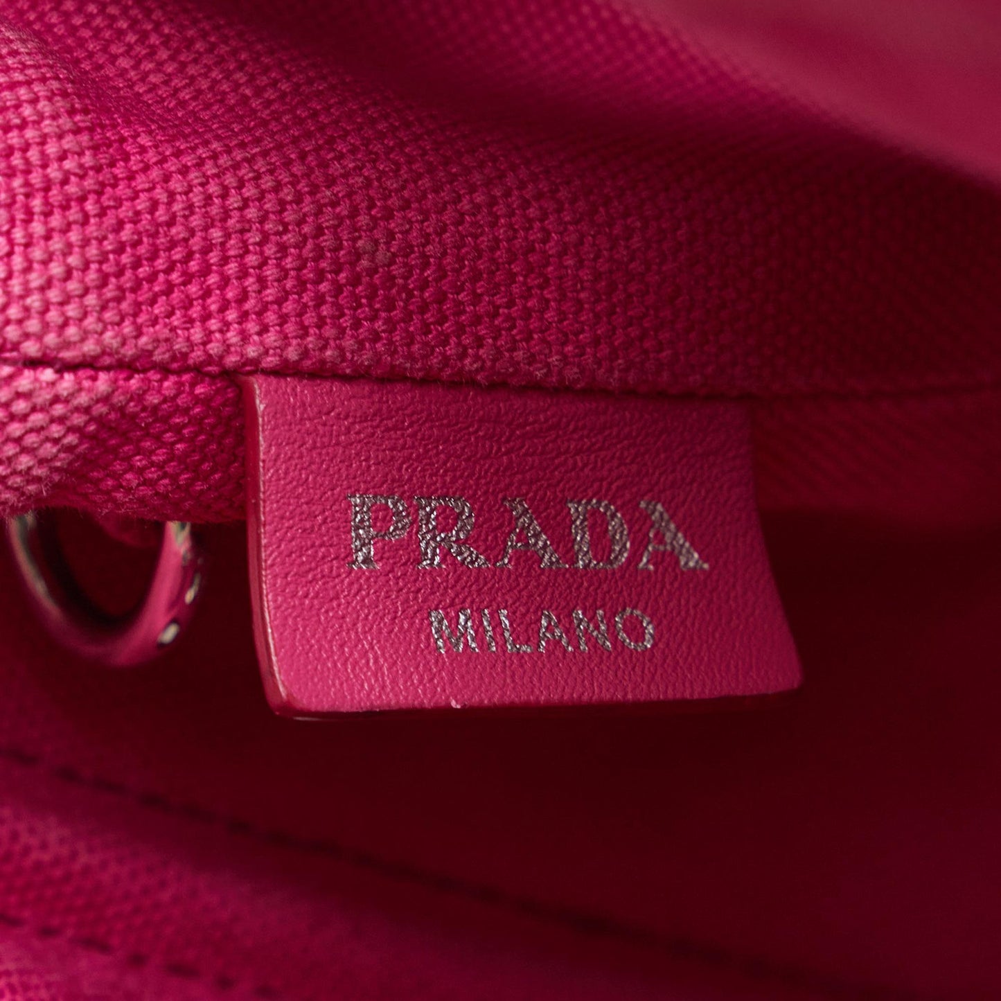 Prada Canapa Grommet Satchel (SHG-NYl1qD)