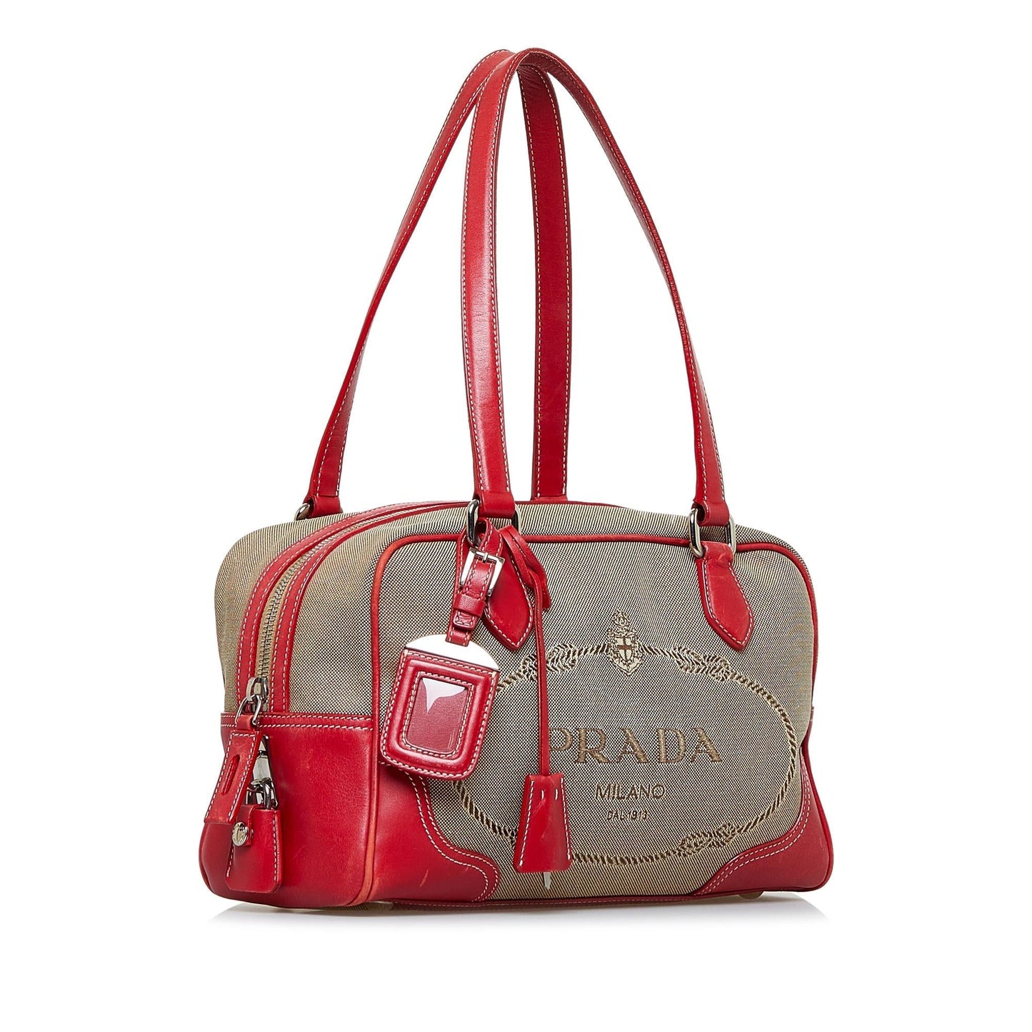 Prada Canapa Logo Shoulder Bag (SHG-FGvS6T)