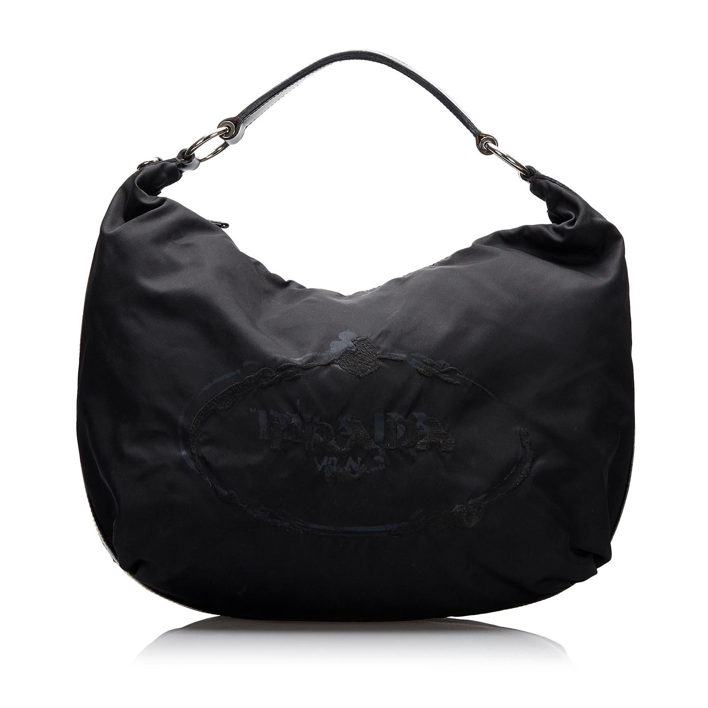 Prada Canapa Logo Tessuto Hobo Bag (SHG-ug0UzC)