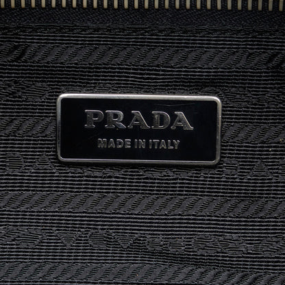 Prada Canapa Logo Tessuto Satchel (SHG-jEruea)