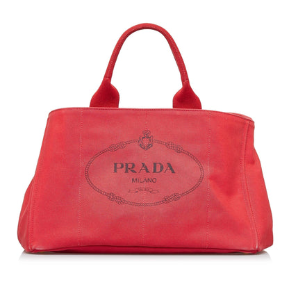 Prada Canapa Logo Tote Bag (SHG-sI36o0)