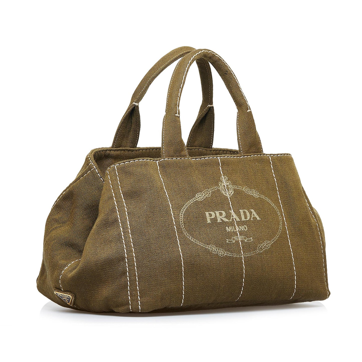 Prada Canapa Logo Tote (SHG-W9B7Z0)