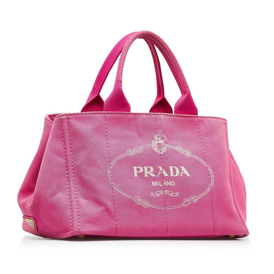 Prada Canapa Logo Tote (SHG-gJZXtH)