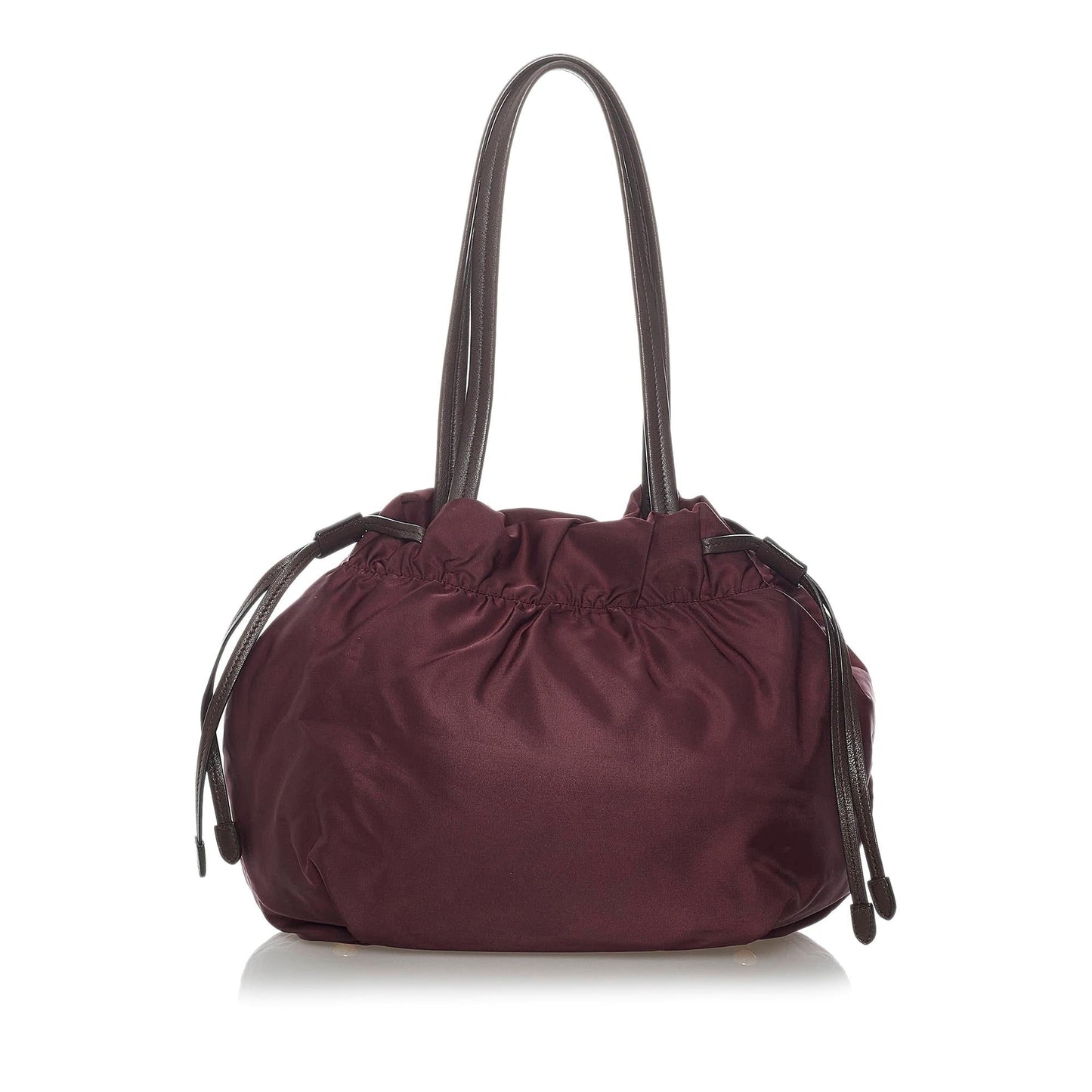 Prada Canapa Tessuto Bow Shoulder Bag (SHG-WQIug9)