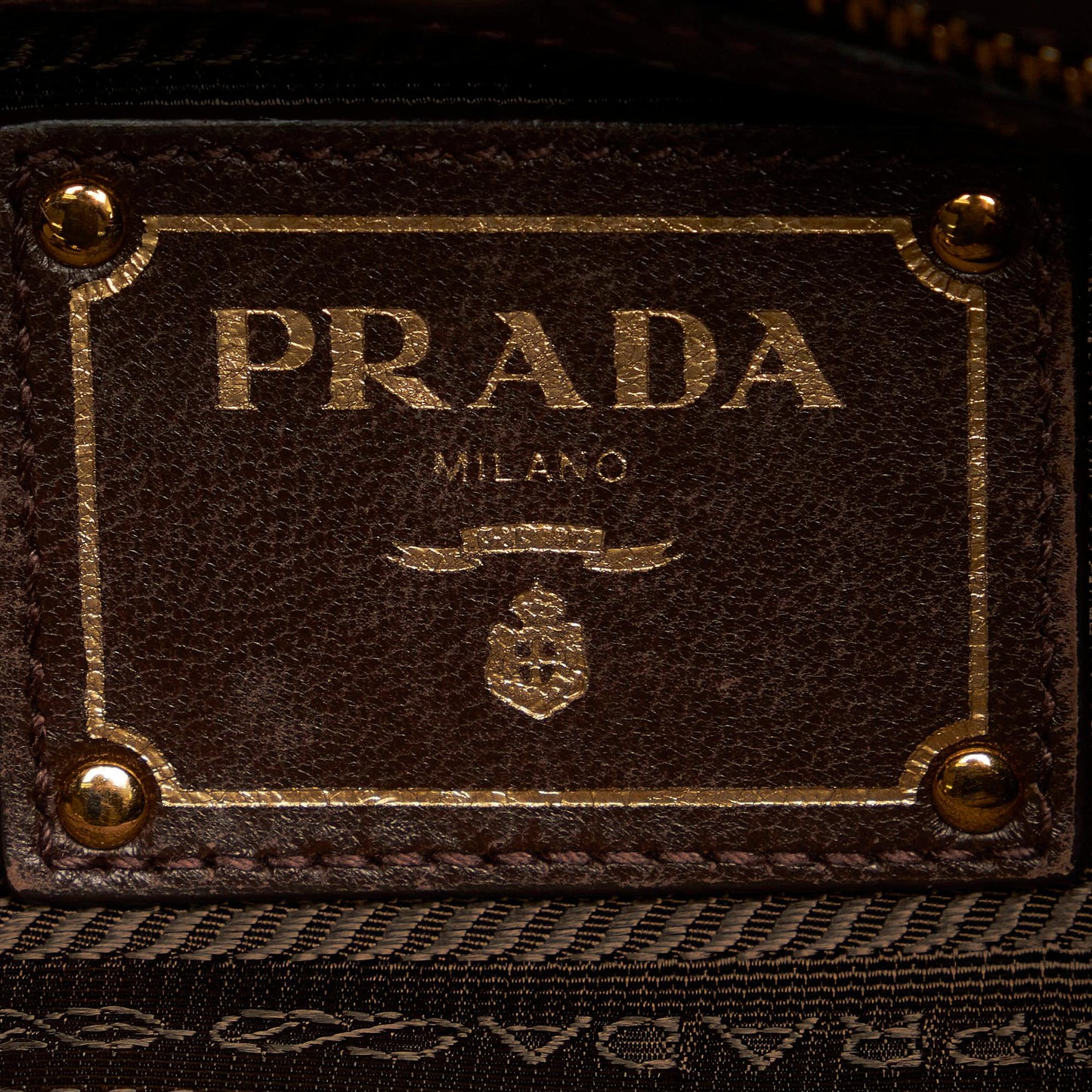 Prada Canapa Tessuto Bow Shoulder Bag (SHG-WQIug9)