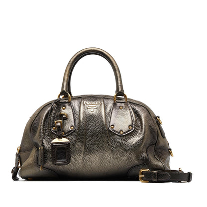 Prada Cervo Antik Bowler Bag (SHG-WjJGsY)