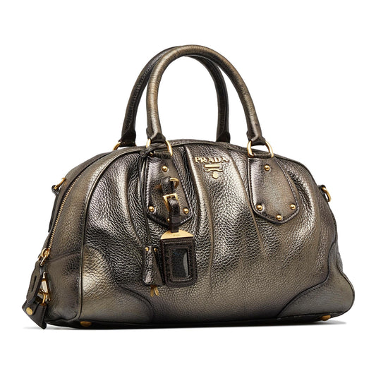 Prada Cervo Antik Bowler Bag (SHG-WjJGsY)