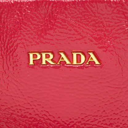 Prada Crinkled Patent Leather Satchel - FINAL SALE (SHF-17678)