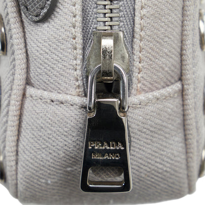 Prada Denim Borchie Bijoux Camera Bag (SHG-REWfzz)