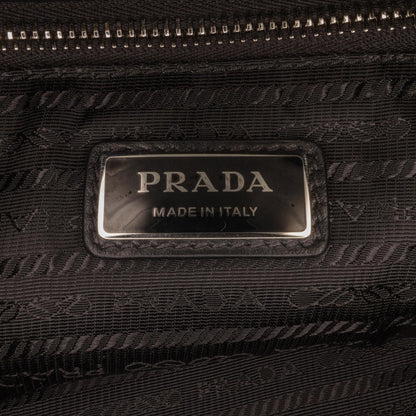 Prada Embossed Logo Satchel (SHG-sEtexd)