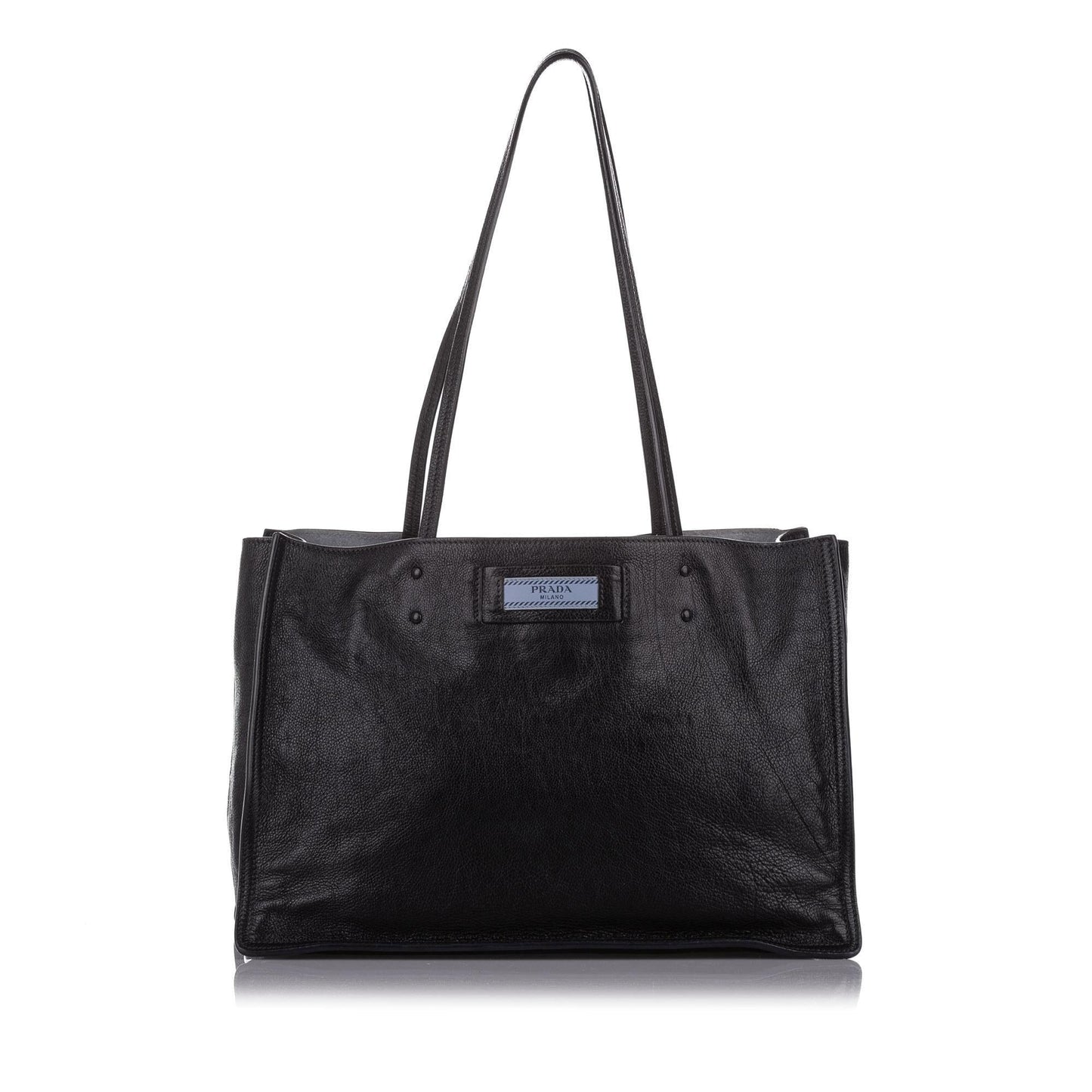 Prada Etiquette Leather Tote Bag (SHG-16964)