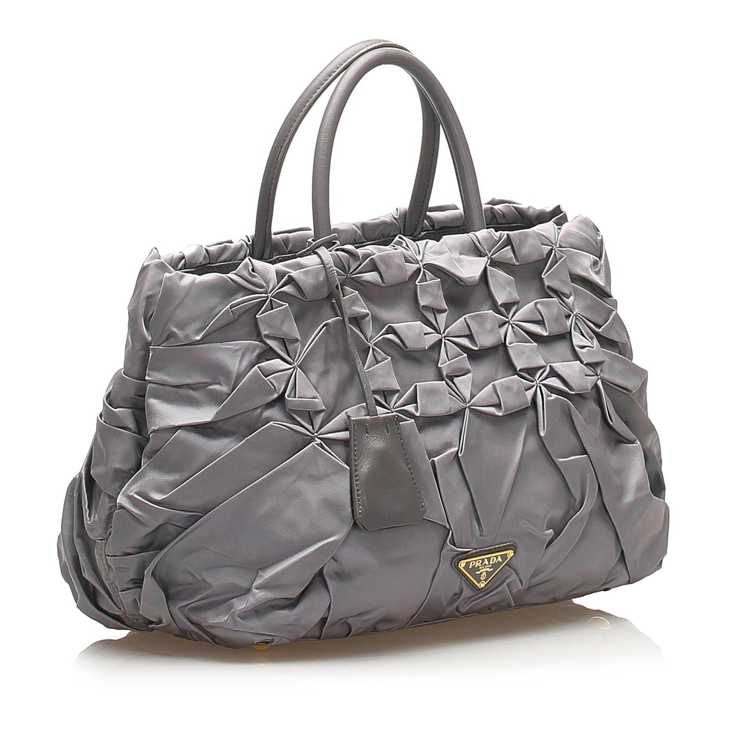 Prada Gathered Tessuto Tote Bag (SHG-14546)