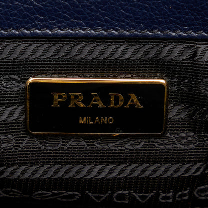 Prada Glace Calf Twin Pocket Satchel (SHG-q1r81Y)