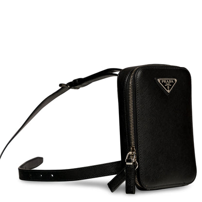 Logo Plaque Saffiano Harness