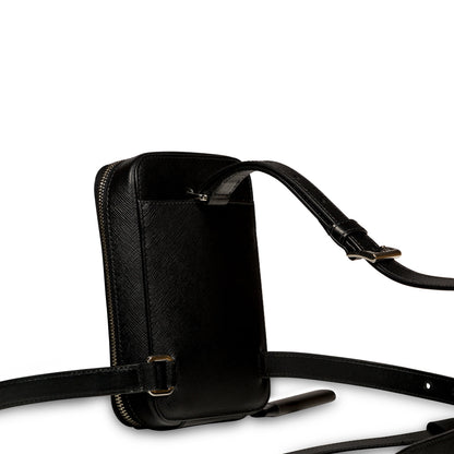 Logo Plaque Saffiano Harness