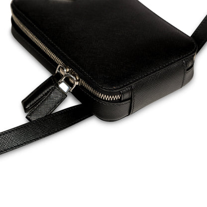 Logo Plaque Saffiano Harness