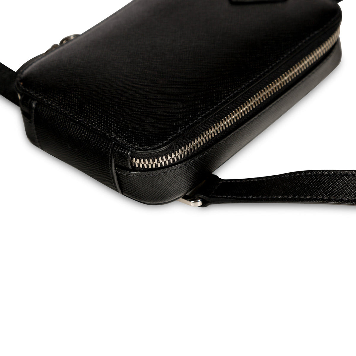 Logo Plaque Saffiano Harness