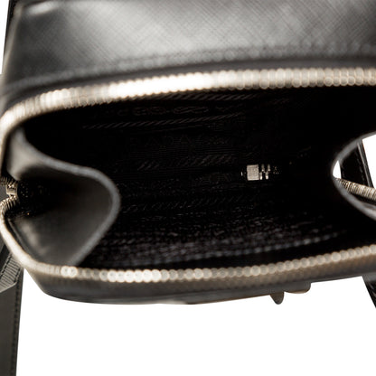 Logo Plaque Saffiano Harness