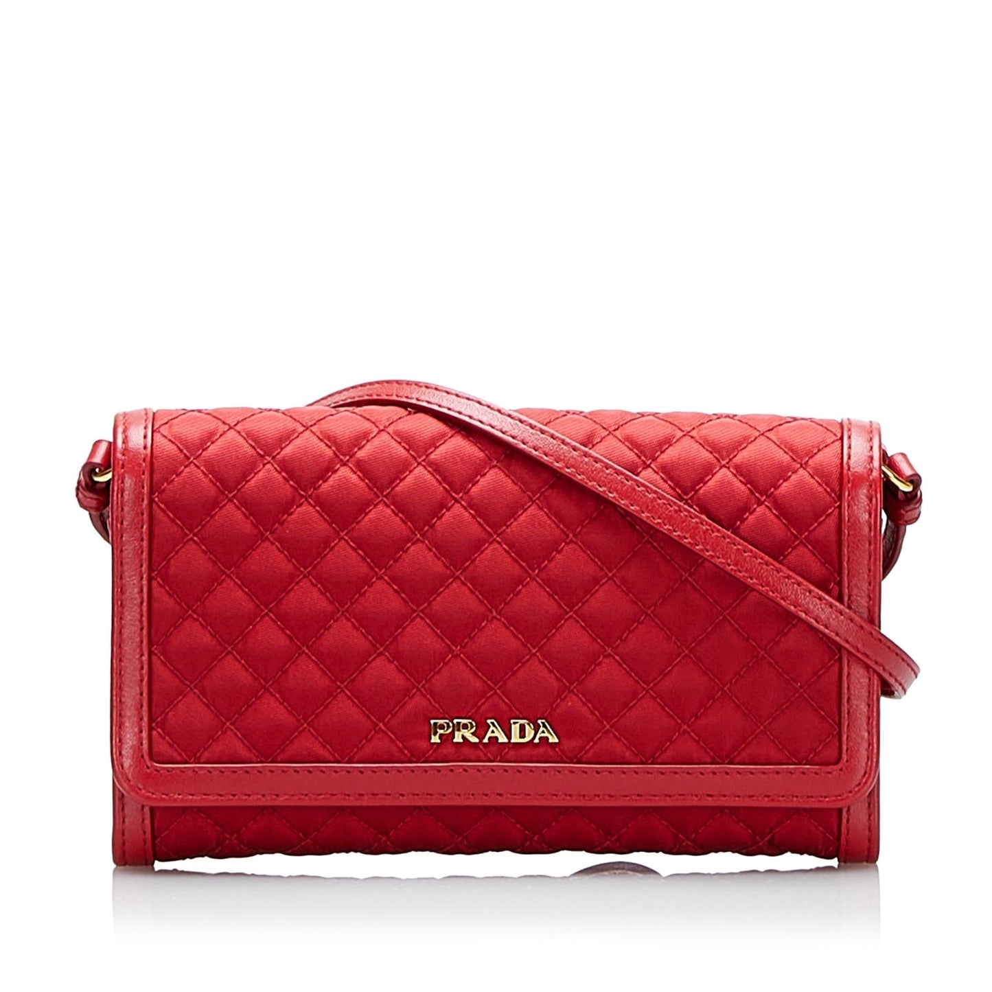 Prada Impuntu Tessuto Wallet on Strap (SHG-NgkdEy)