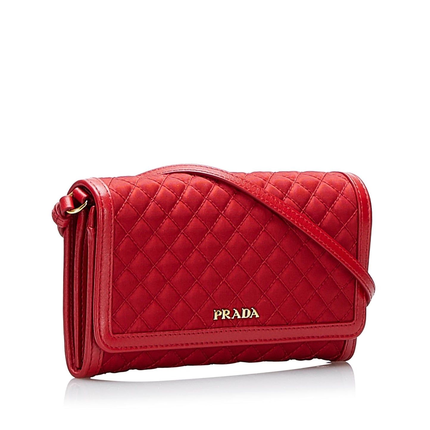 Prada Impuntu Tessuto Wallet on Strap (SHG-NgkdEy)