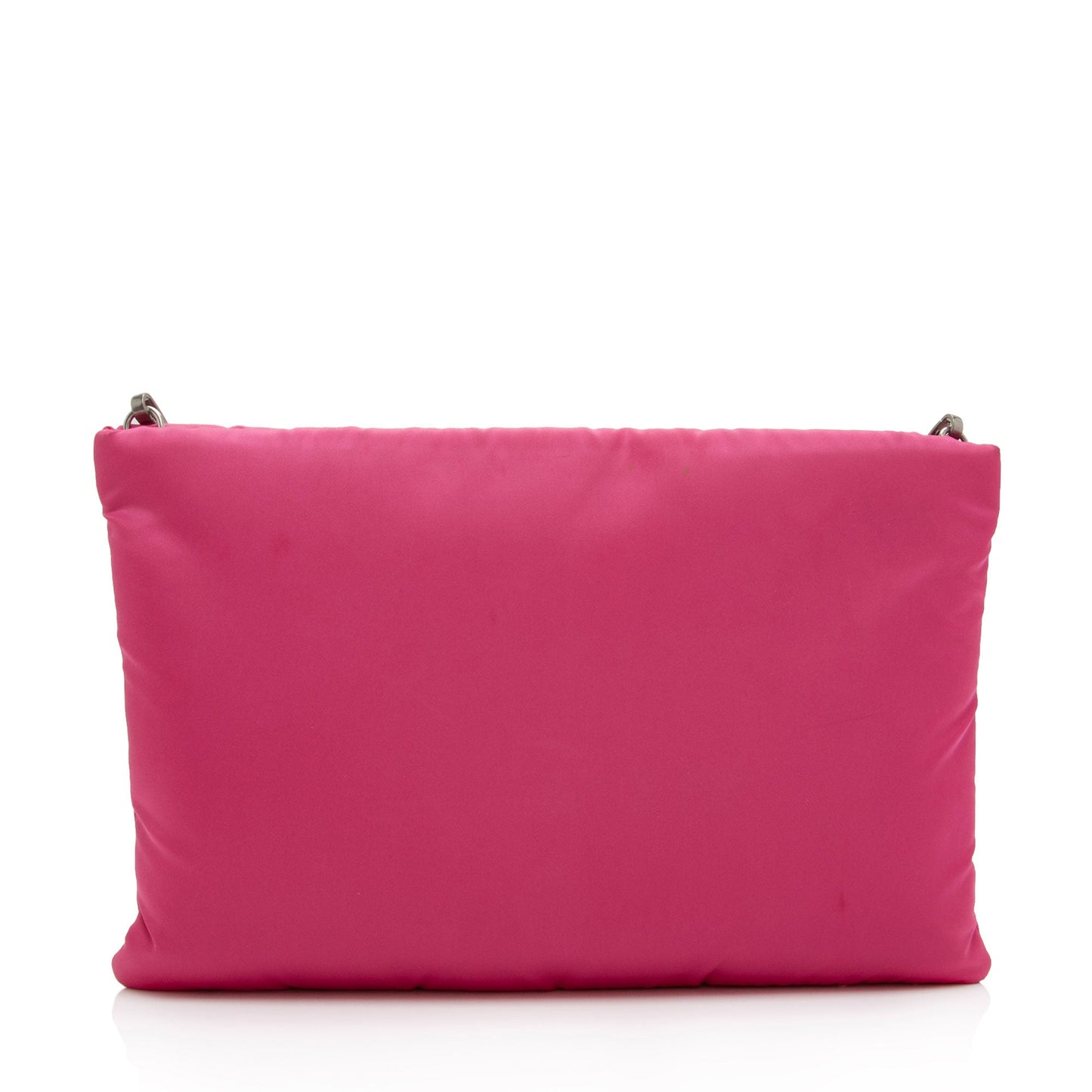 Prada Padded Nylon Large Chain Clutch (SHF-dHics9)