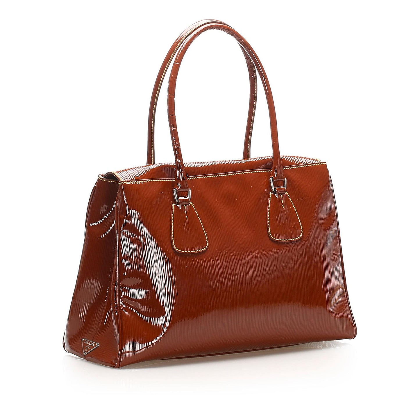 Prada Patent Leather Tote Bag (SHG-15451)