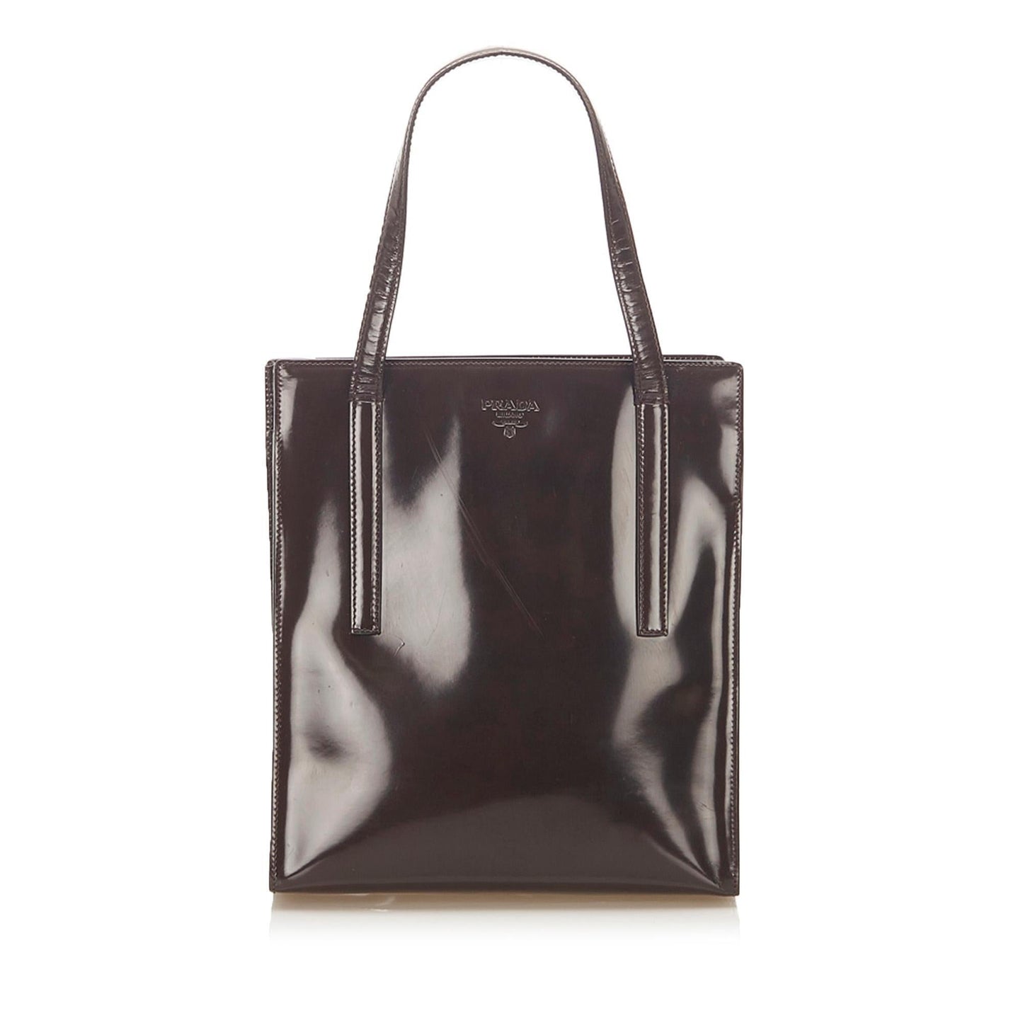 Prada Patent Leather Tote Bag (SHG-18306)