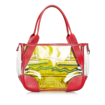 Prada Printed Vinyl Tote Bag (SHG-ICDkWh)