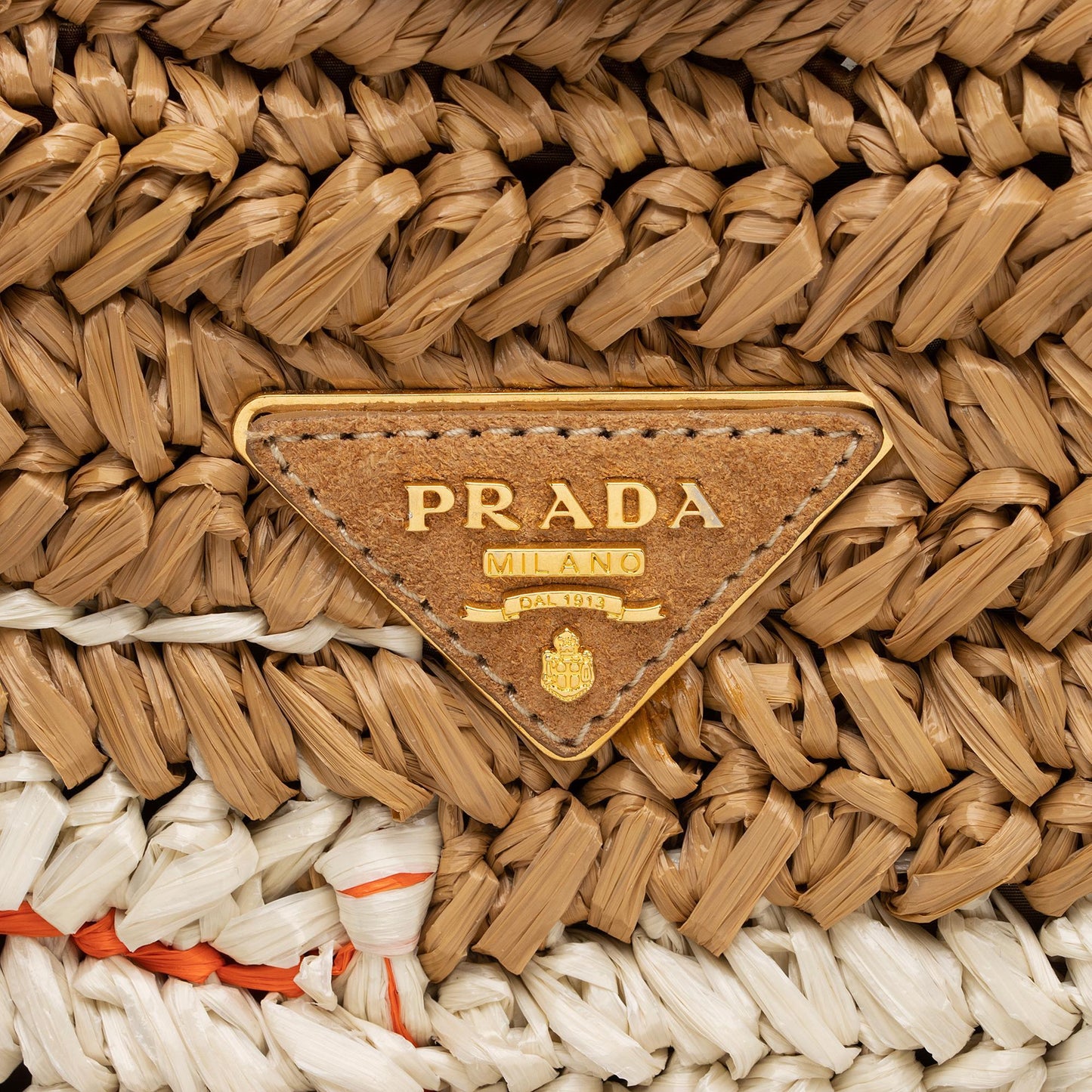 Prada Raffia Canapa Small Shopping Tote (SHF-4HH5Ew)