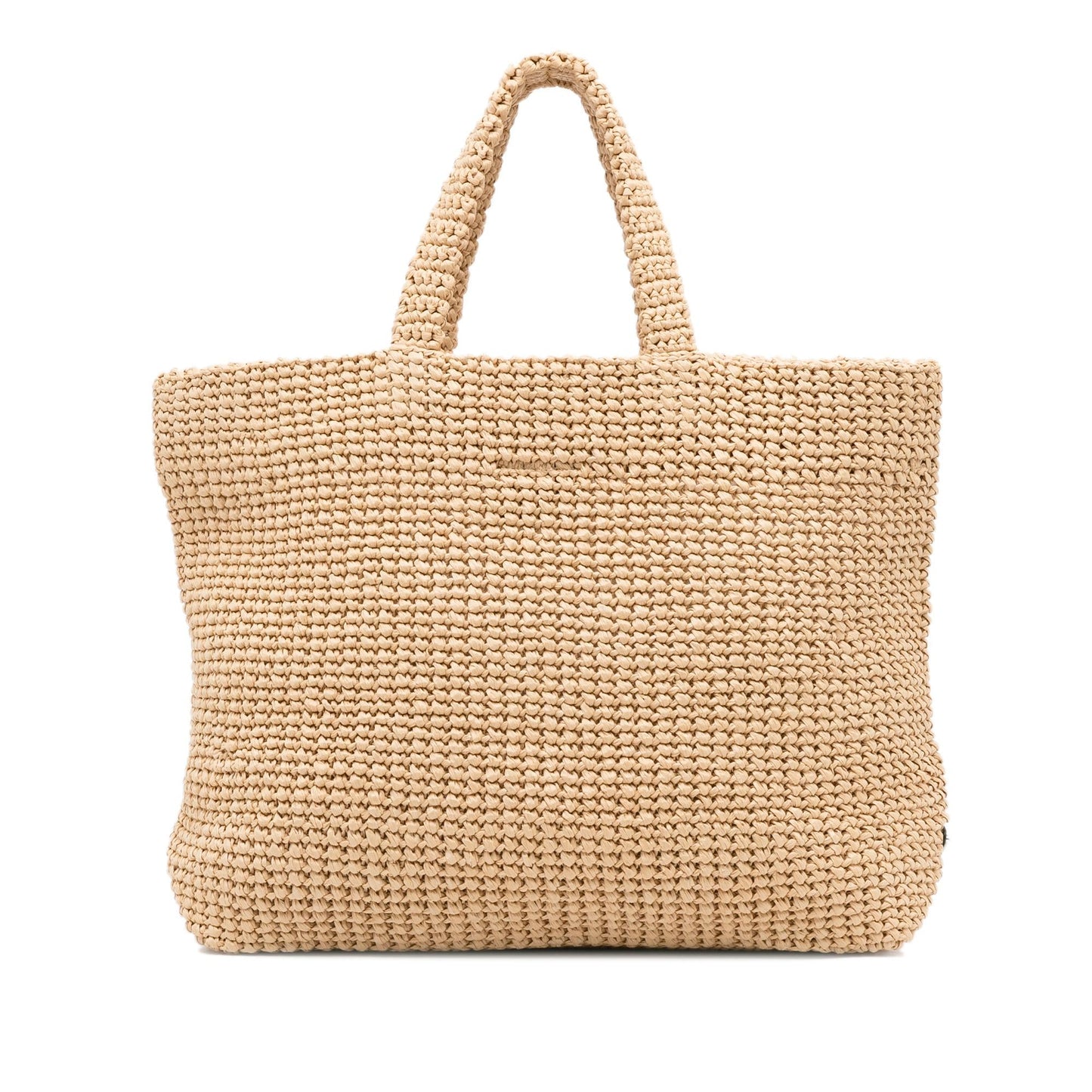 Prada Raffia Logo Tote Bag (SHG-h1Fep7)