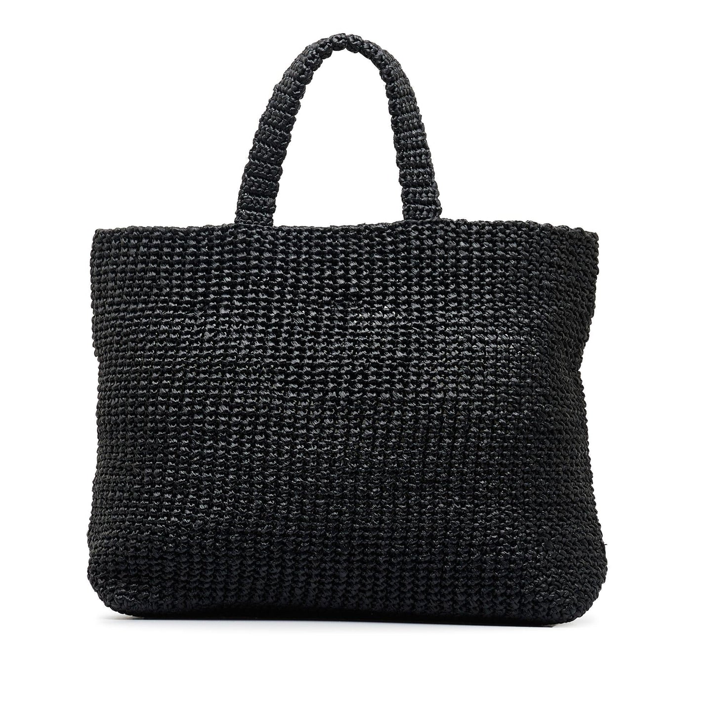 Prada Raffia Logo Tote (SHG-kkTgsm)