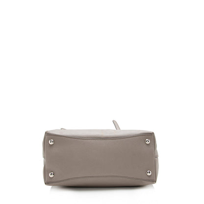 Prada Saffiano Cuir Buckle Tote (SHF-16015)
