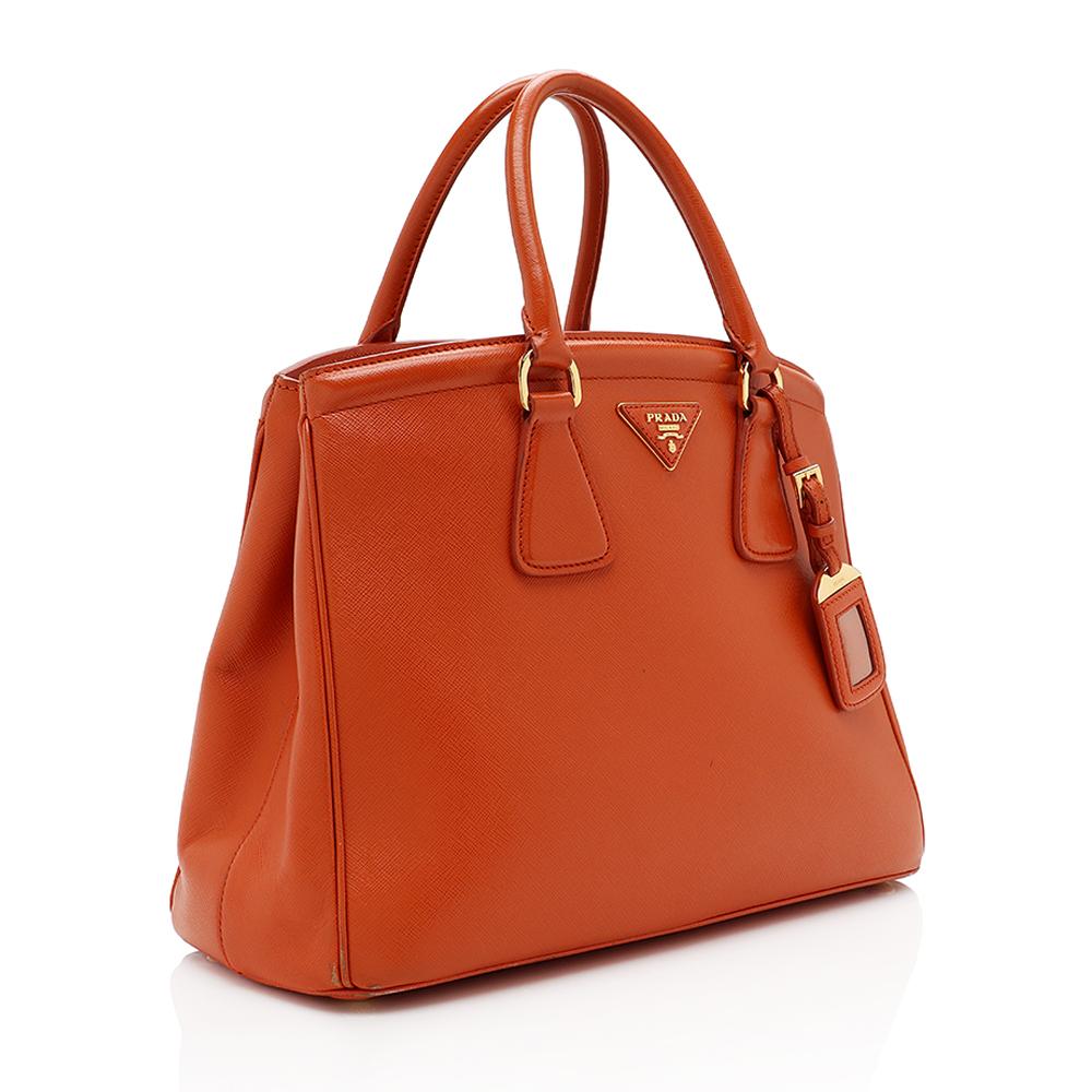 Prada Saffiano Leather Parabole Tote (SHF-13174)